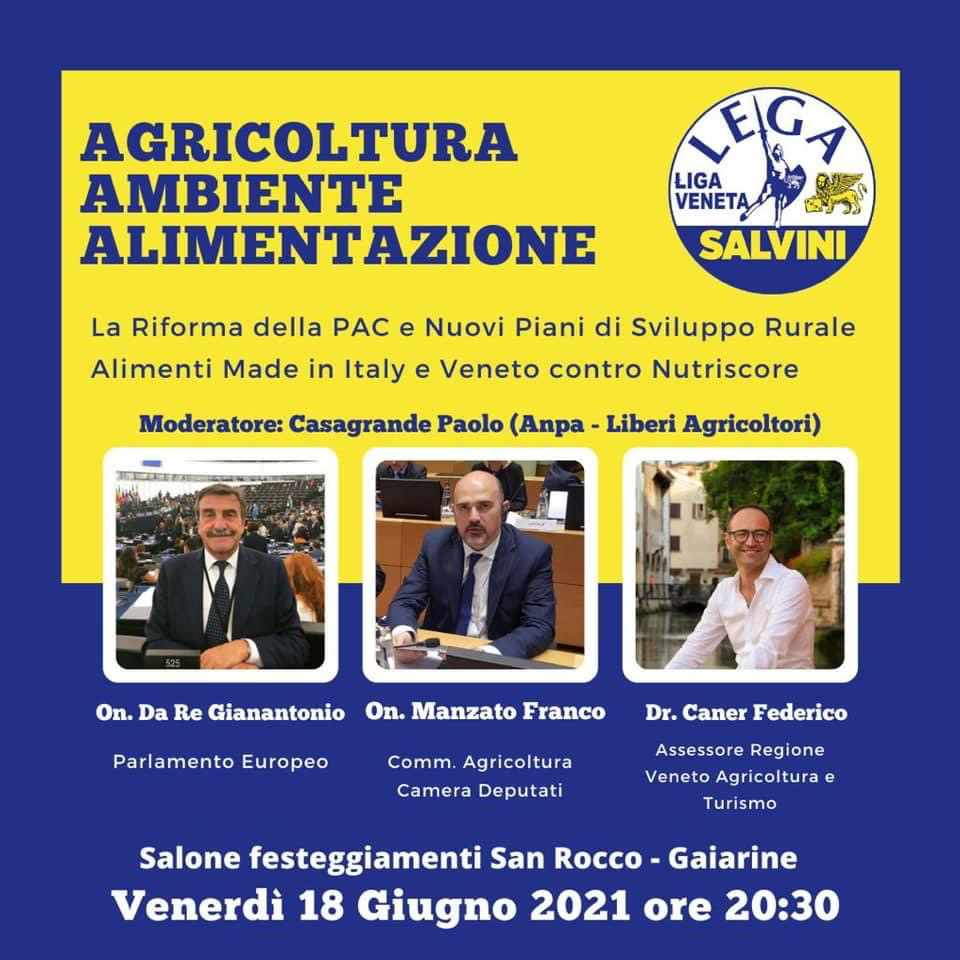 Incontro tematico su agricoltura, ambiente e alimentazione a Treviso