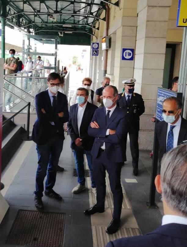 Inaugurazione della nuova linea ferroviaria elettrificata Conegliano-Belluno