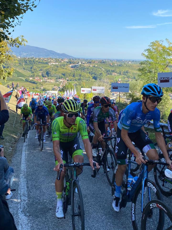 Veneto Classic 2021: i ciclisti affrontano il muro di Ca’ del Poggio