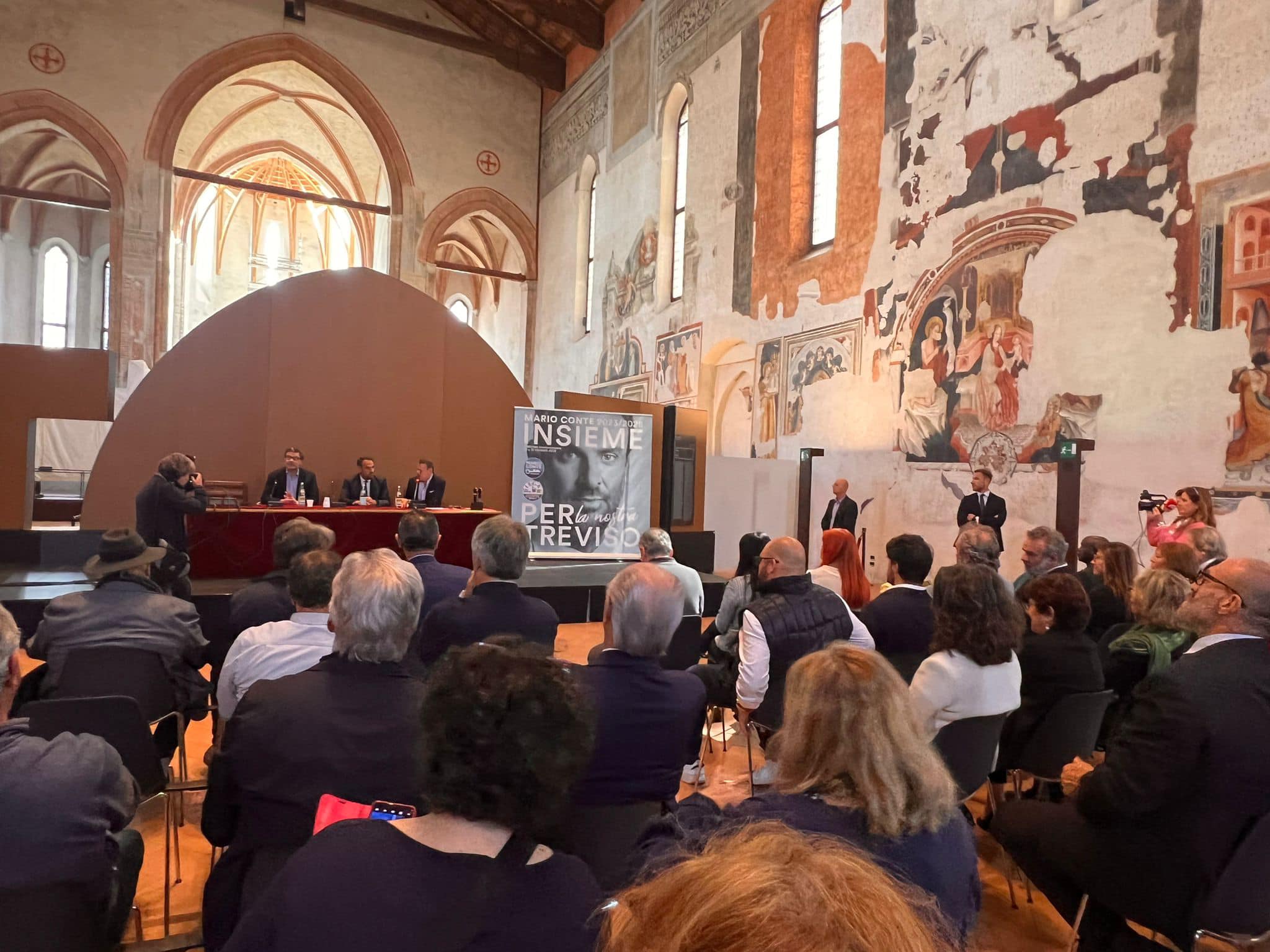 A Treviso con il Ministro Giorgetti per sostenere la candidatura a Sindaco di Mario Conte